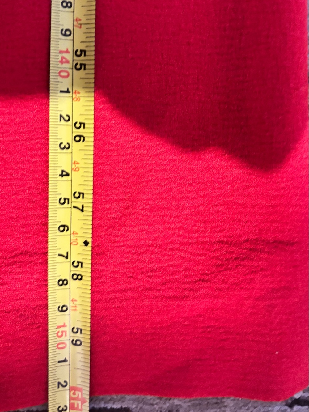 Elegant Red Wide-Leg Jumpsuit with Belt. New York & Company. Size 10 - Picture 11 of 14